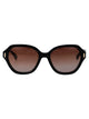 Longchamp Black Acetate Sunglasses