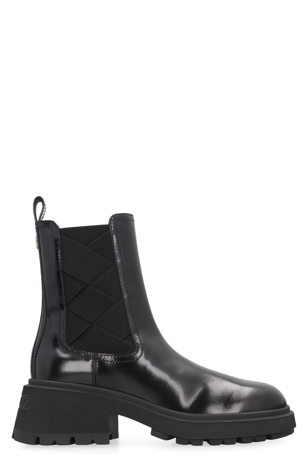Jimmy Choo Louri Ankle Boots In Leather