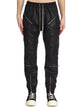 Rick Owens Headon Joggers Black Leather Trousers