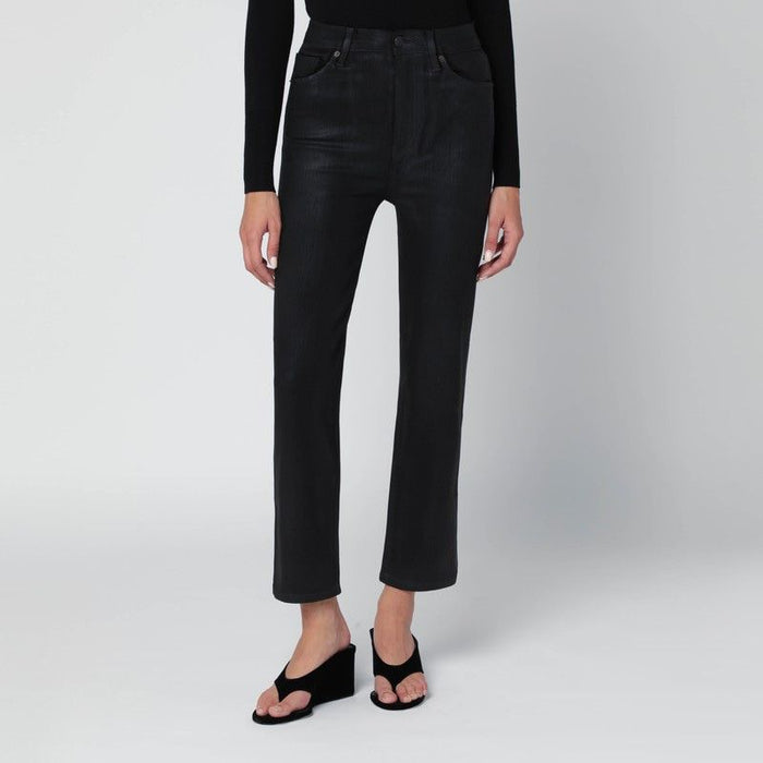 Frame Black Le Sleek Straight Trousers