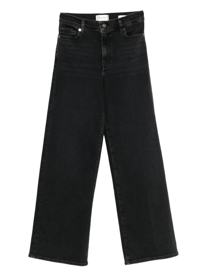 Frame "Le Slim Palazzo" High Rise Wide Leg Flare Jeans