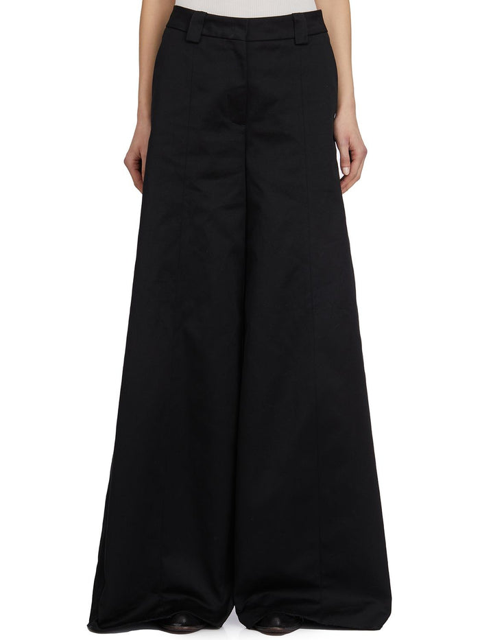The Latest Alma Gabardina Black Trousers