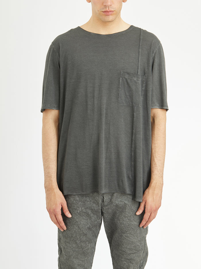 Daub Cotton T-Shirt With Pocket