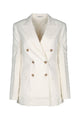 Calvin Klein Relaxed Linen Db Breasted Blazer