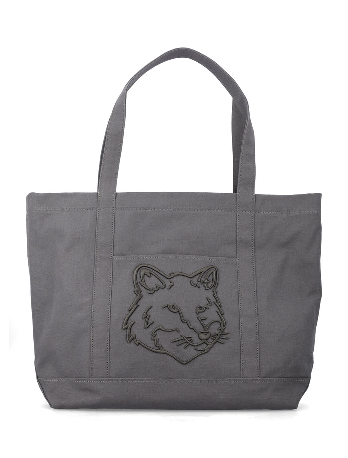 Maison Kitsuné Maison Kitsuné Fox Head Tote Bag