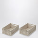 Liewood Set Of Two Sand-Colored Weston Foldable Containers