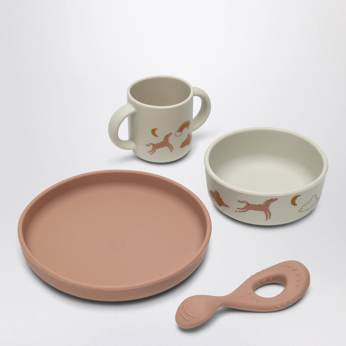 Liewood Vivi Tableware Set Pink/Ecru