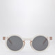 Liewood Pink Transparent Darla Round Sunglasses