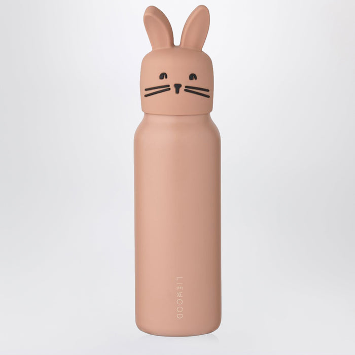 Liewood Falk Pink Thermal Bottle With Bunny Lid