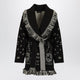 Alanui Black Bandana Jacquard Cardigan