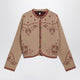 Alanui Multicoloured Beige Wool Jacquard Bandana Jacket