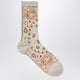 Alanui White Cotton-Blend Bandana-Pattern Socks