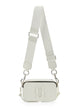 Marc Jacobs White Leather Logo Plaque Bag