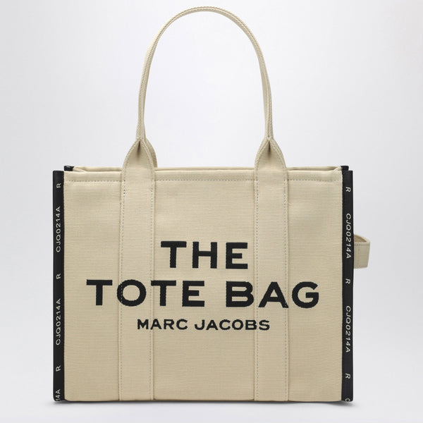Marc Jacobs The Large Tote Bag Sand Color In Canvas
