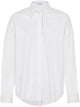 Brunello Cucinelli White Bead Embellished Poplin Shirt