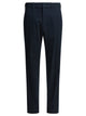 Vince Black Elastane Trousers