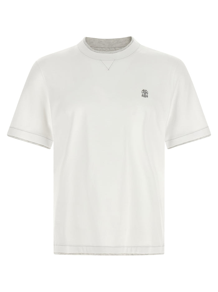 Brunello Cucinelli Double Layer T-Shirt
