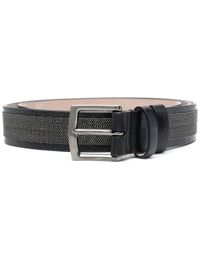 Brunello Cucinelli Precious Leather Belt With Grain