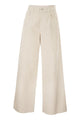 Brunello Cucinelli Relaxed Trousers In Dyed Denim With Jewellery+