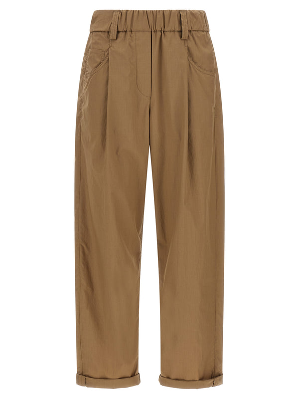 Brunello Cucinelli 'Track' Poplin Pants
