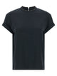 Brunello Cucinelli 'Shiny Collar' T-Shirt