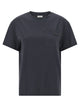 Brunello Cucinelli 'Shiny Tab' T-Shirt