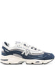 New Balance Blue Calf Leather Sneakers