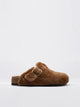 Birkenstock Boston Sk1 Shearling Caramel Sandal