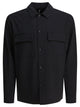 Vince Black Polyester Wool Elastane Jacket