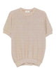 Piacenza Cashmere Short Sleeve Crew-Neck Sweater