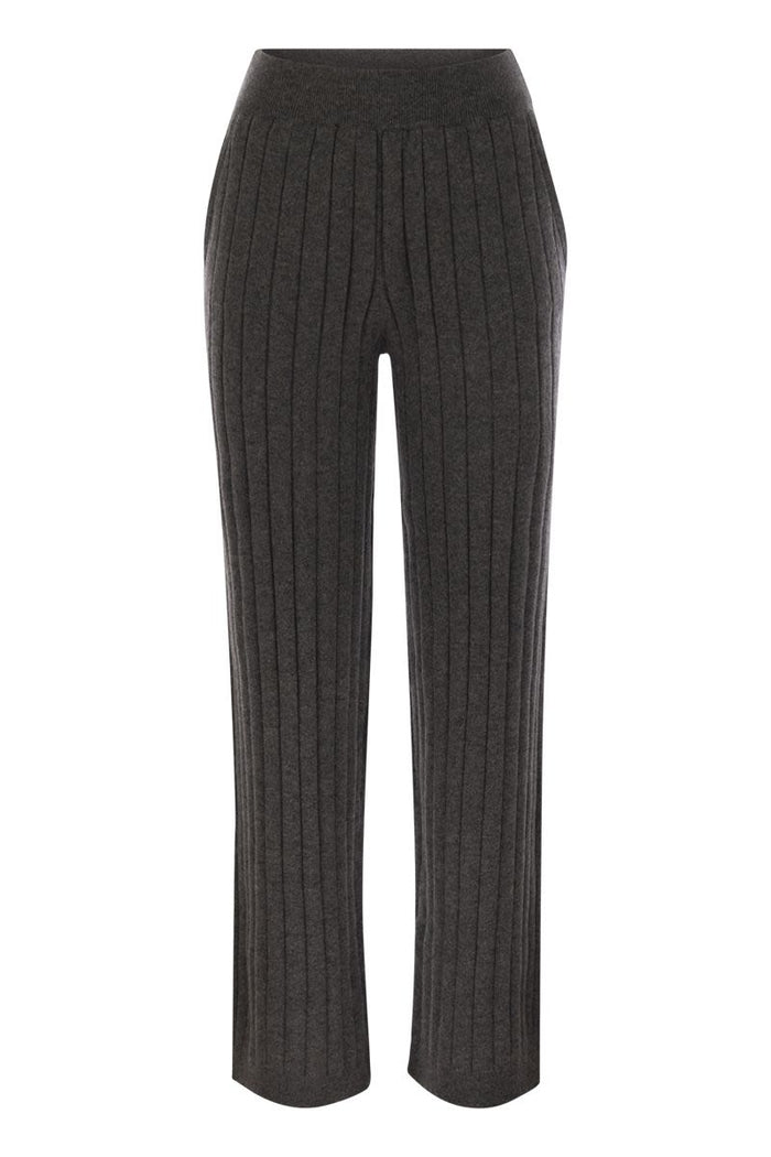 Brunello Cucinelli Cashmere Knit Trousers