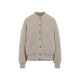 Brunello Cucinelli Beige Cashmere Bomber Jacket