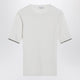 Brunello Cucinelli White Cashmere And Silk Knit Top