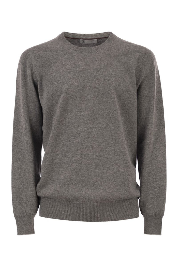 Brunello Cucinelli Pure Cashmere Crew-Neck Sweater