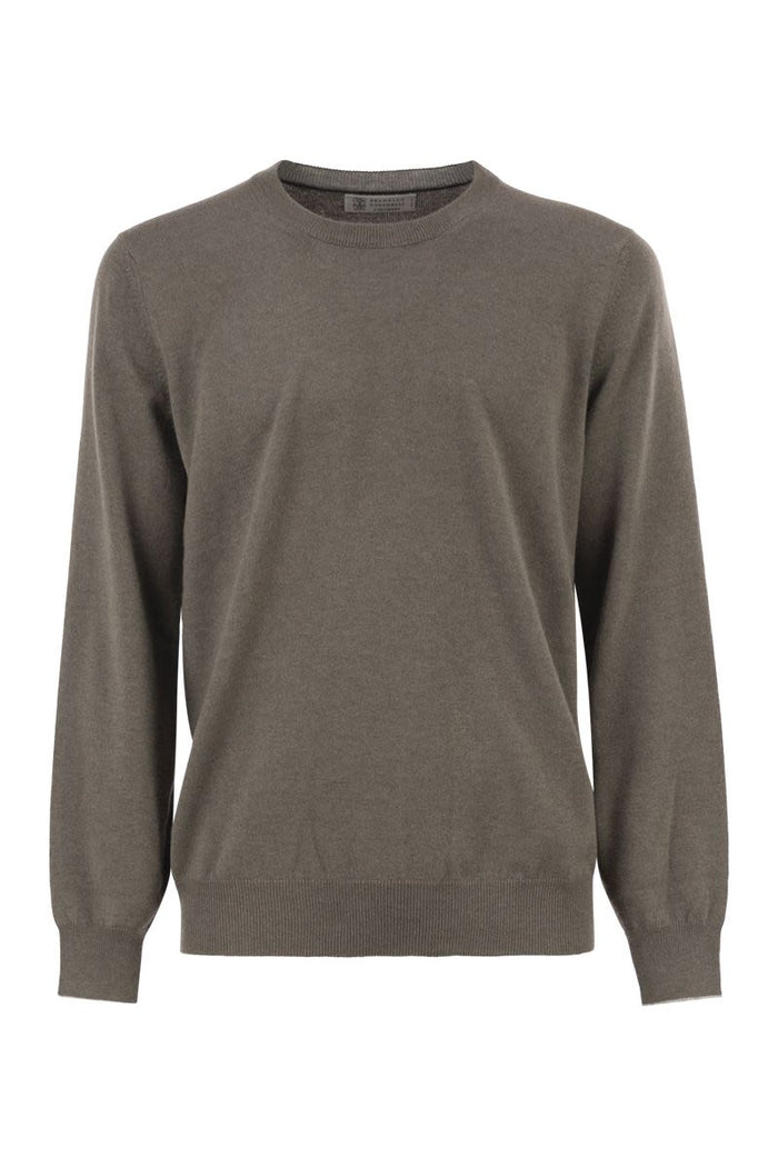 Brunello Cucinelli Pure Cashmere Crew-Neck Sweater
