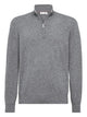 Brunello Cucinelli Cashmere Half Zip Sweater