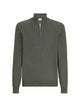 Brunello Cucinelli Cashmere Half-Zip Sweater