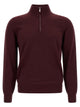 Brunello Cucinelli Half-Zip Cashmere Sweater