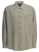 Our Legacy Above Casual Grey Cotton Linen Shirt