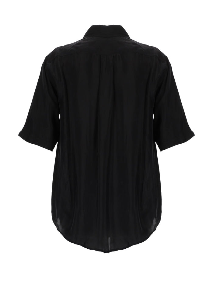 Our Legacy Black Cupro Shirt