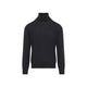 Brunello Cucinelli Dark Grey Virgin Wool Cashmere Turtleneck