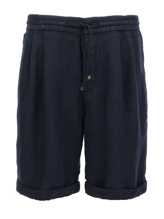 Brunello Cucinelli Linen Bermuda Shorts