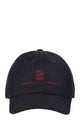 Brunello Cucinelli Baseball Cap In Garment-Dyed Twisted Cotton Gabardine With Embroidered Logo