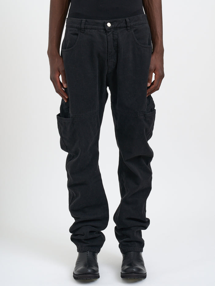 Andrea Ya'aqov Denim Pocket Trousers