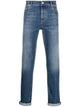 Brunello Cucinelli Traditional Fit Five-Pocket Trousers In Comfort Cotton Denim