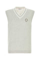 Brunello Cucinelli Light Grey Cotton Vest