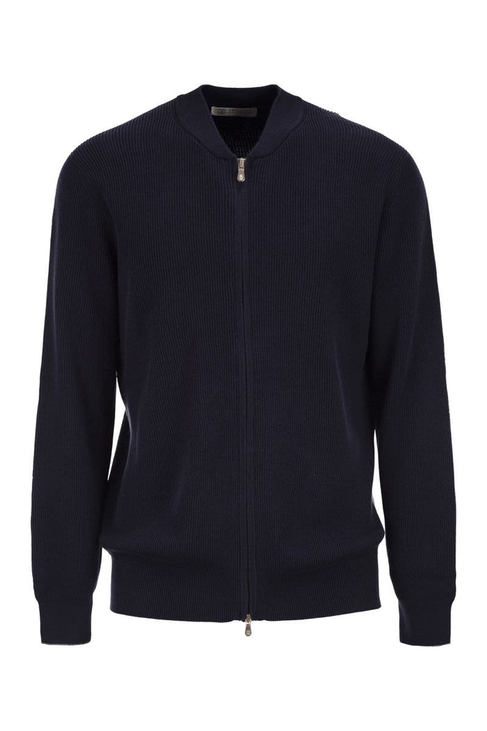 Brunello Cucinelli Cotton Cardigan With Zip