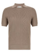 Brunello Cucinelli Knitted Polo Shirt