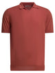 Brunello Cucinelli Red Cotton Polo Shirt