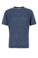 Brunello Cucinelli Blue Linen Blend Sweater